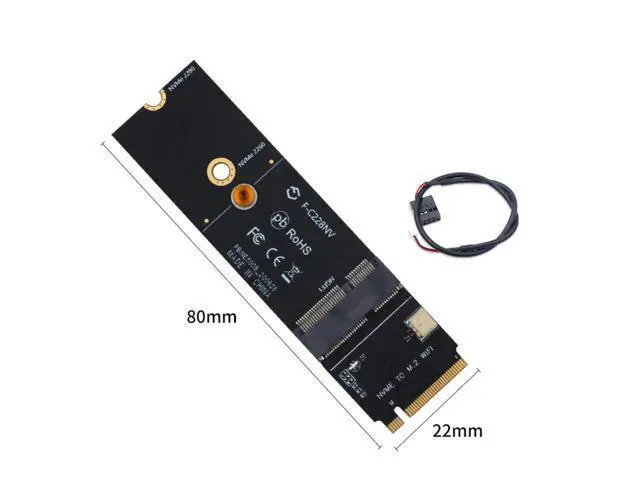 Alt view image 6 of 7 - Dual band 3000Mbps 802.11ax Wi-Fi 6 M.2 M Key Desktop Kit Intel AX200 Bluetooth 5.1 Wifi Card 2.4G/5Ghz MU-MIMO AX200NGW Adapter