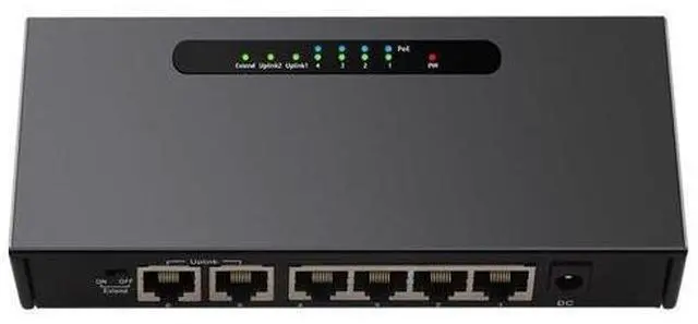 Main image of 4+2 Port POE switch 10/100Mbps Full/Half Duplex VLAN Network Ethernet Switch af/at for IP POE CCTV Camera