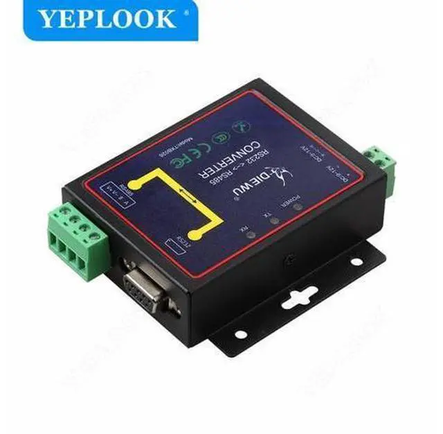 Alt view image 4 of 7 - RS232 to RS485 Serial Network Ethernet Device Server Active Converter DB9 Female with Power Supply Cable for Industrial Use