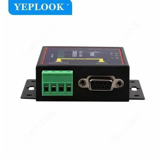 Alt view image 5 of 7 - RS232 to RS485 Serial Network Ethernet Device Server Active Converter DB9 Female with Power Supply Cable for Industrial Use