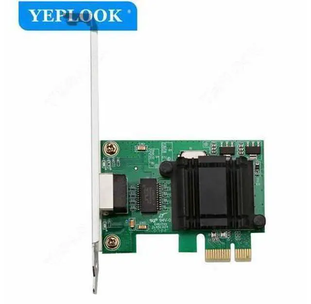 Alt view image 2 of 7 - PCIe x1 10/100/1000Mbps 1 Gigabit RJ45 Network Card Server Controller Adapter Chipset Intel 82574 NIC PCI Express Interface Card