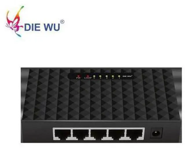 Main image of 5 Port Gigabit Switch Fast Network Switch LAN Hub with Loop warning 10/100/1000Mpbs