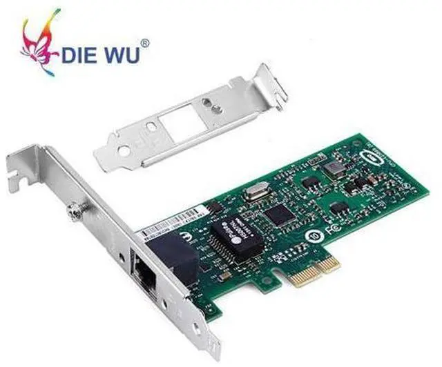 Main image of PCIe x1 Single RJ45 Port 10/100/1000Mbps 1 Gigabit Controller Adapter Chipset Intel 82574 NIC Interface Card with Short Bracket