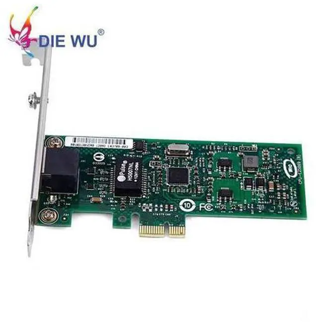 Alt view image 3 of 6 - PCIe x1 Single RJ45 Port 10/100/1000Mbps 1 Gigabit Controller Adapter Chipset Intel 82574 NIC Interface Card with Short Bracket