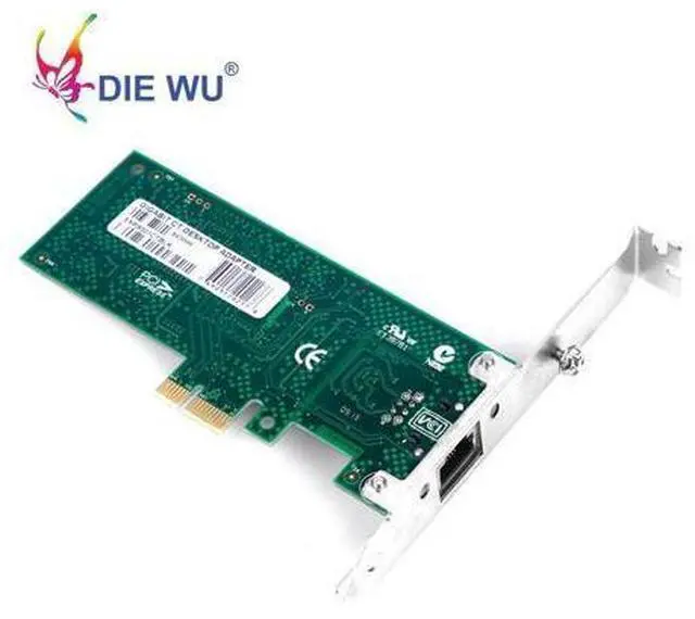 Alt view image 2 of 6 - PCIe x1 Single RJ45 Port 10/100/1000Mbps 1 Gigabit Controller Adapter Chipset Intel 82574 NIC Interface Card with Short Bracket