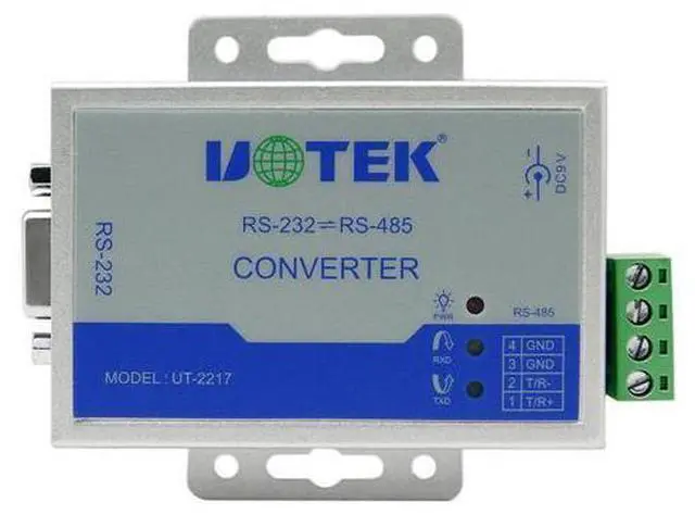Main image of UT-2217 External-powered RS-232 to RS-485 Wall-mounted PhotoElectric Isolation