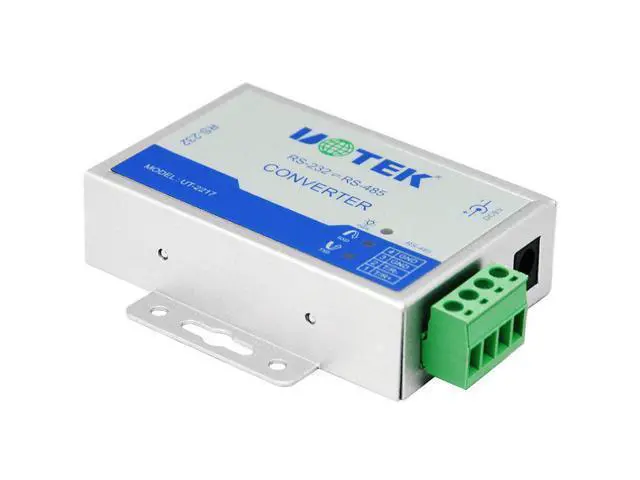 Alt view image 2 of 7 - UT-2217 External-powered RS-232 to RS-485 Wall-mounted PhotoElectric Isolation