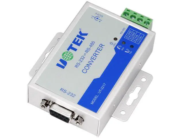 Alt view image 3 of 7 - UT-2217 External-powered RS-232 to RS-485 Wall-mounted PhotoElectric Isolation