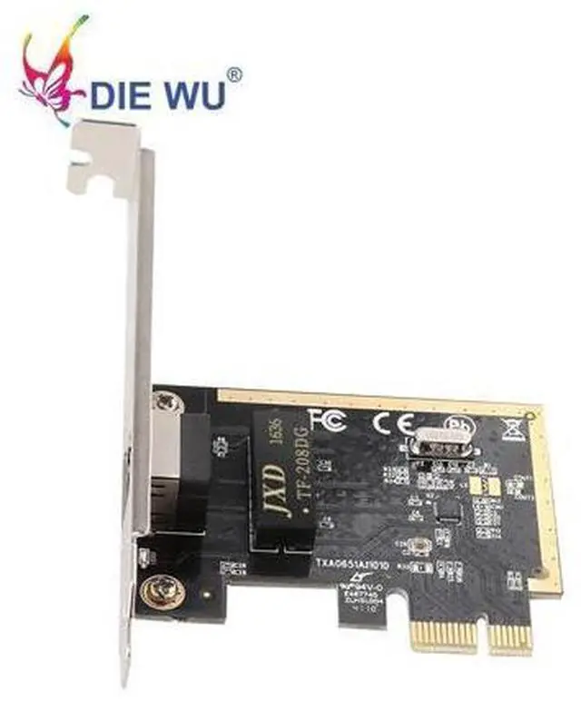 Alt view image 4 of 7 - Desktop PC PCI Express Gigabit Lan Card with Realtek RTL8111H PCIe 1X Ethernet Network adapator