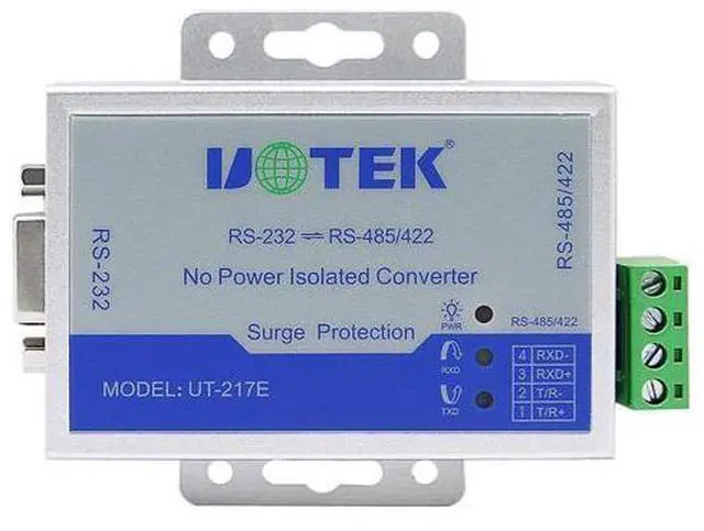 Main image of UT-217E Port-powered RS-232 to RS-485/422 Wall-mounted PhotoElectric Isolation