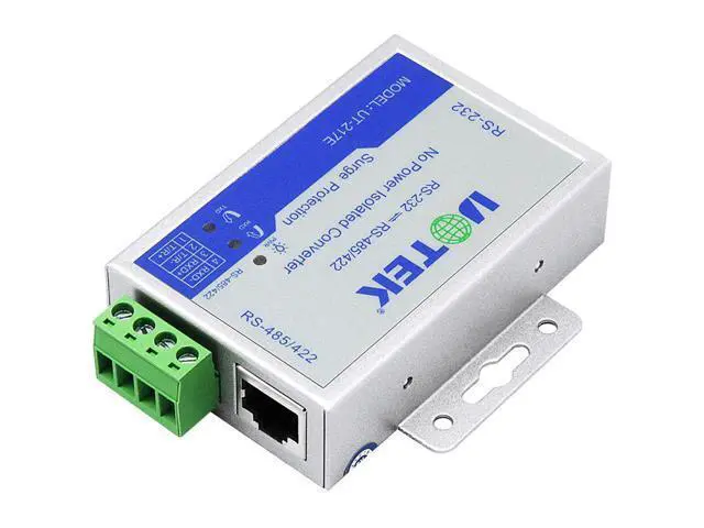 Alt view image 4 of 6 - UT-217E Port-powered RS-232 to RS-485/422 Wall-mounted PhotoElectric Isolation