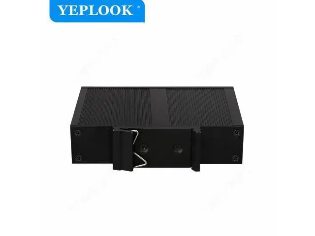Alt view image 6 of 7 - 5 Ports RJ45 10/100Mbps Industrial Switch, Ethernet Network Switch, Support DC 5V-58V Input, Plug and Play, Lightning Protection