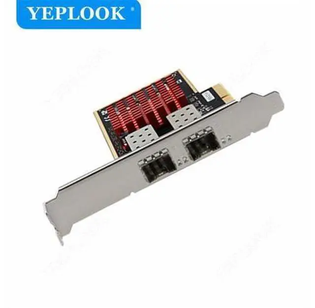 Alt view image 4 of 7 - PCIe x1 Dual RJ45 Gigabit Network Card 10/100/1000Mbps Wired Ethernet Lan Adapter Chipset Intel 82575/82576 for Desktop Server