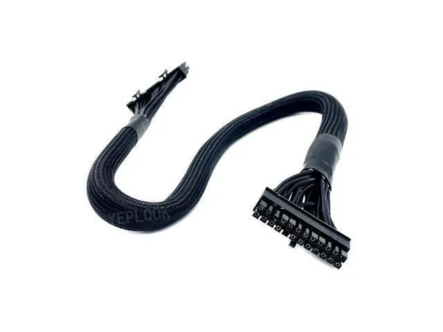 Alt view image 7 of 7 - 10pin+18Pin to 24Pin 20+4Pin Power Supply Cable Sleeved For Corsair AX760 AX860 AX Series Modular PSU 60CM 18AWG