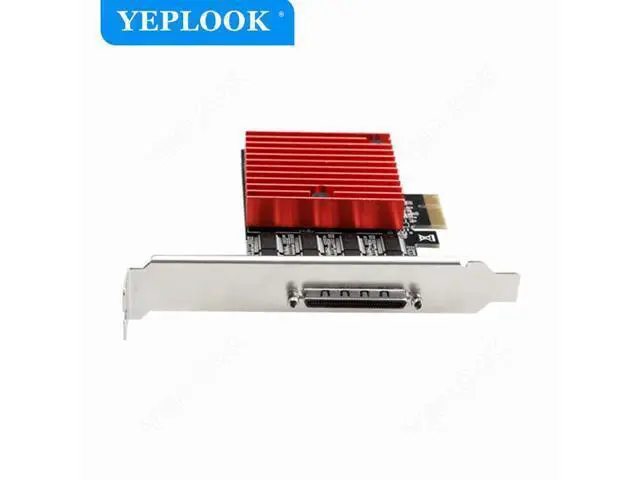 Alt view image 4 of 7 - PCIe 1X to 8 Serial Port DB9 RS232 Expansion Card Adapter Chip ASIX AX9900 for PC, Touch Screen, Scanner, Printer, Modem, Reader