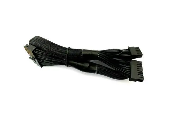 Alt view image 4 of 7 - 10pin+18Pin to 24Pin 20+4Pin Power Supply Cable Sleeved For Corsair RMx Series Modular PSU RM550x RM650x RM750x RM850x RM1000x