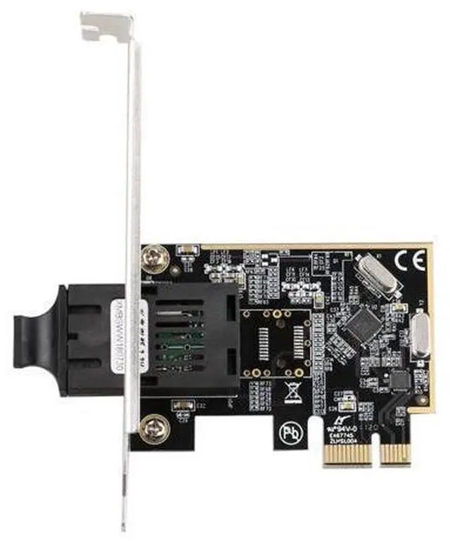 Alt view image 2 of 5 - PCIe Single SC Port 10/100Mbps Fiber Lan Card Chipset Realtek/RT8106E 20KM WOL Support PXE for Computer Desktop TXA084-SC