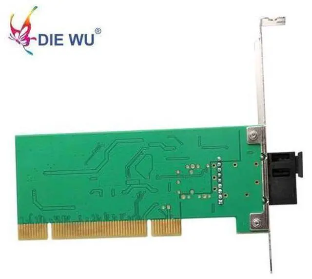 Alt view image 2 of 5 - PCI SFP NIC Fiber Network Card Megabit 10/100Mbps PCI with ICplus100A Ethernet Controller