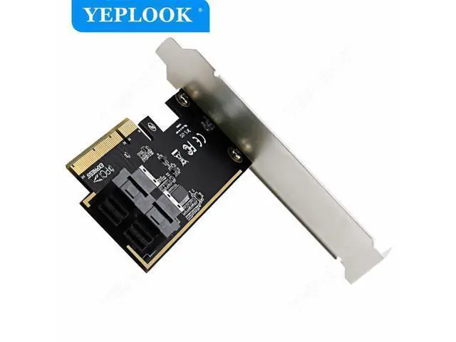 Alt view image 4 of 7 - PCIe 3.0 4X to 2 Ports U.2 SFF-8643 Adapter for NVMe 2.5'' SSD Converter Hard Disk Desktop PC Expansion Card Driver Free