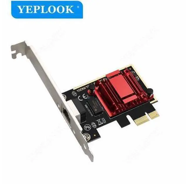 Main image of Game PCIe Card 2500Mbps 2.5G Single RJ45 Gigabit Network Card 10/100/1000Mbps RTL8125 Chipset Network Adapter LAN Card