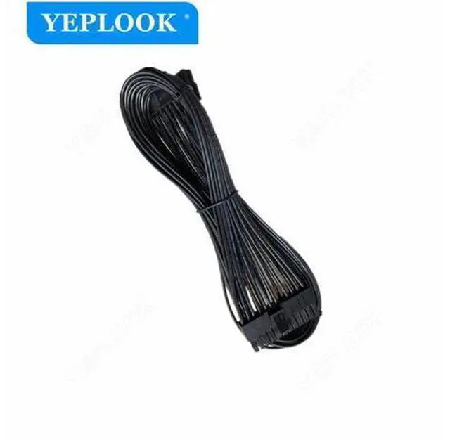 Alt view image 2 of 7 - 10Pin+18Pin to 24Pin 20+4Pin Power Supply Cable Flat For CoolerMaster MWE V2 Gold Fully Modular 550W 650W 750W 850W 1050W 1250W
