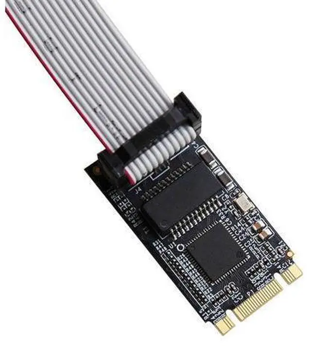 Alt view image 4 of 7 - M.2 to PCIe Gigabit Network Card 1xRJ45 10/100/1000Mbps Fast Ethernet Lan Card Intel 210AT Chipset for Desktop Computer TXA098