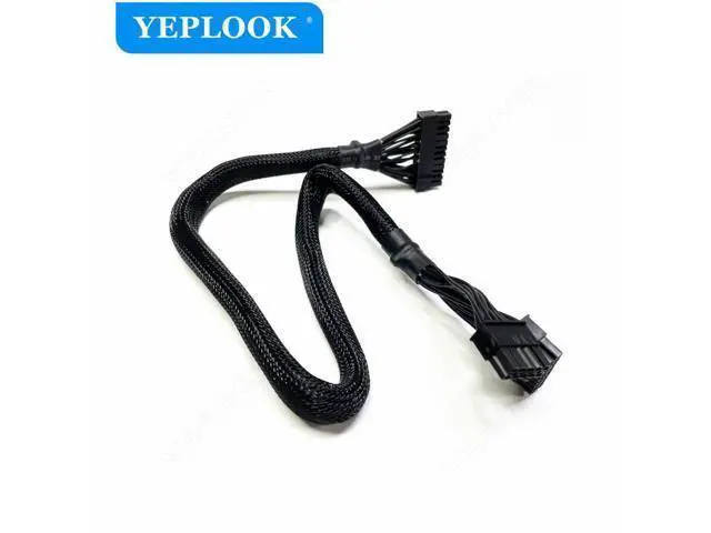 Alt view image 3 of 6 - 10Pin+18Pin to 24Pin 20+4Pin Main Power Supply Cable Sleeved For Cooler Master V550 V650 V750 V850 Gold V Series Fully Modular