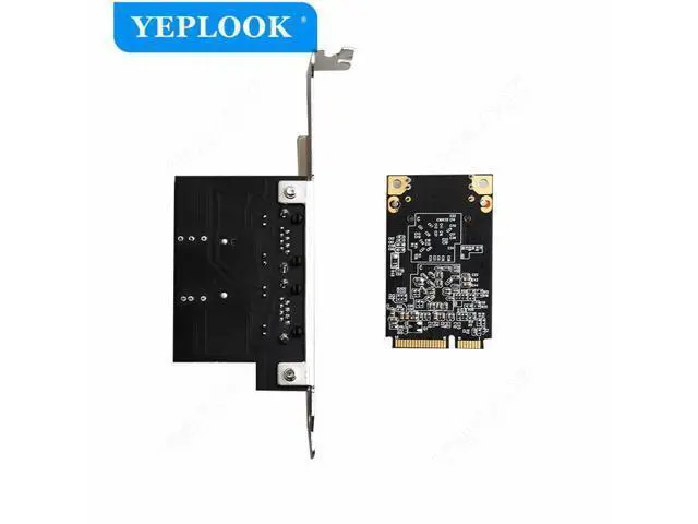 Alt view image 6 of 7 - MINI PCIE 1G LAN Card Dual Port RJ45 Industrial Server 10/100/1000Mbps Gigabit Ethernet Adapter Network Card Chipset Intel I350