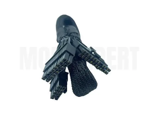 Alt view image 6 of 7 - 18+10Pin to 24Pin ATX 20+4Pin MB Main Motherboard Power Supply Cable for Seasonic PRIME Ultra Platinum PX-1000, PX-850, PX-750, PX-650, PX-550 Modular Power, Sleeved Net 60CM 18AWG