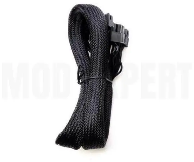 Alt view image 4 of 7 - 18+10Pin to 20+4Pin 24Pin ATX Main Power Supply Cable for SEASONIC 1300W, 1200W, 1000W, 850W, 750W, 650W, 550W PRIME Gold GX Modular Power, Sleeved Net 60CM 18AWG
