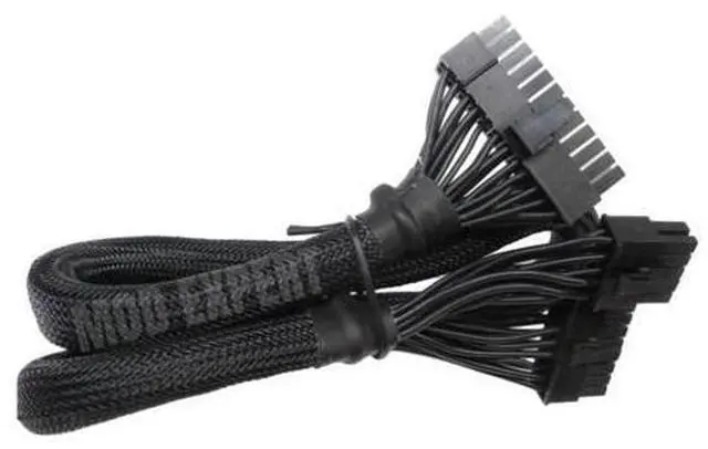 Alt view image 7 of 7 - 18+10Pin to 20+4Pin 24Pin ATX Main Power Supply Cable for SEASONIC 1300W, 1200W, 1000W, 850W, 750W, 650W, 550W PRIME Gold GX Modular Power, Sleeved Net 60CM 18AWG