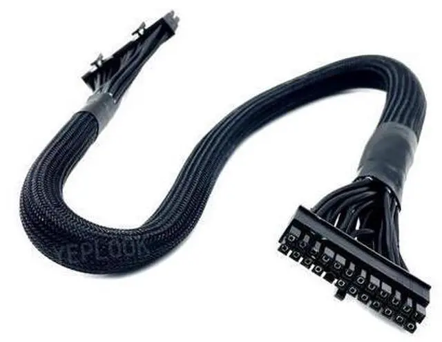 Alt view image 2 of 7 - 18+10Pin to 24Pin ATX Main Motherboard Power Cable for Corsair Type 4 Modular Powers, for RM-x, RM-i, RM-e, RM, HX Platinum Modular Power, Sleeved Net 60CM