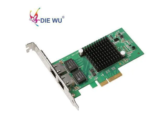 Alt view image 3 of 7 - Dual RJ45 port Gigabit Server network card with Intel I350 PCIe 4X NIC TXA032