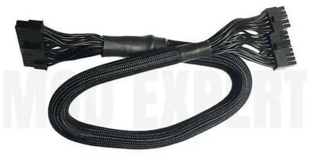 Alt view image 7 of 7 - 18+10Pin to 24Pin ATX Motherboard Modular Power Cable for Seasonic PRIME, FOCUS, CORE, M12II EVO 1500W, 1200W, 1000W, 8500W, 750W, 650W, 550W, 450W Modular Power, Sleeved Net 60CM 18AWG