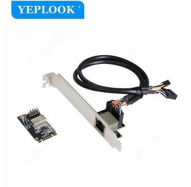 Alt view image 2 of 7 - M.2 to PCIe 1G Lan Card Gigabit Network Card 10/100/1000Mbps RJ45 Fast Ethernet Realtek RT8111H Chipset for Desktop PC TXA082