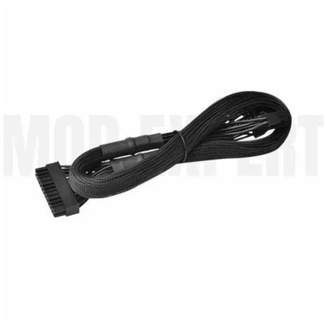 Alt view image 4 of 7 - 24Pin ATX Main Power Supply Cable 18+10Pin to 20+4Pin for SEASONIC FOCUS PLUS Platinum PX Series Modular Power, Sleeved Net 60CM/23.62inch 18AWG