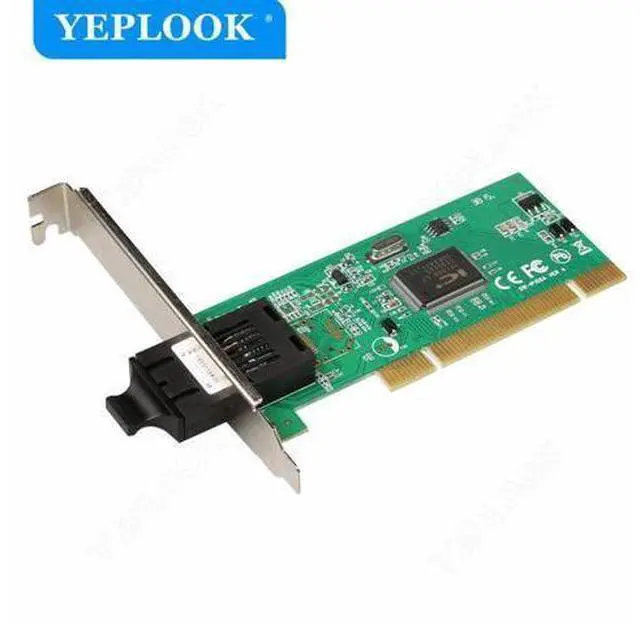 Main image of PCI 10/100Mbps Fiber Lan Card Single Port RJ45 Chipset ICplus100A Ethernet Controller WOL Support PXE for Computer Desktop