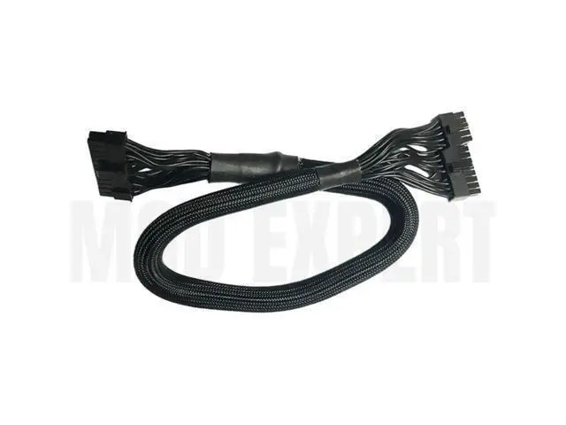 Alt view image 3 of 7 - 18+10Pin to 20+4Pin 24Pin ATX MB Motherboard Main Power Cable for SEASONIC CORE GX-650 GX-550 GX-500 GX-Series Modular Power, Sleeved Net 18AWG 60CM