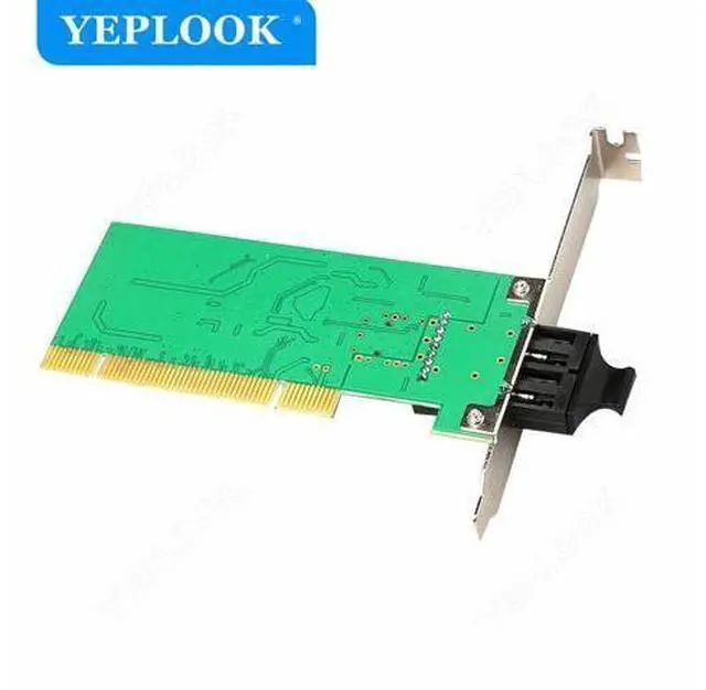 Alt view image 4 of 6 - PCI 10/100Mbps Fiber Lan Card Single Port RJ45 Chipset ICplus100A Ethernet Controller WOL Support PXE for Computer Desktop
