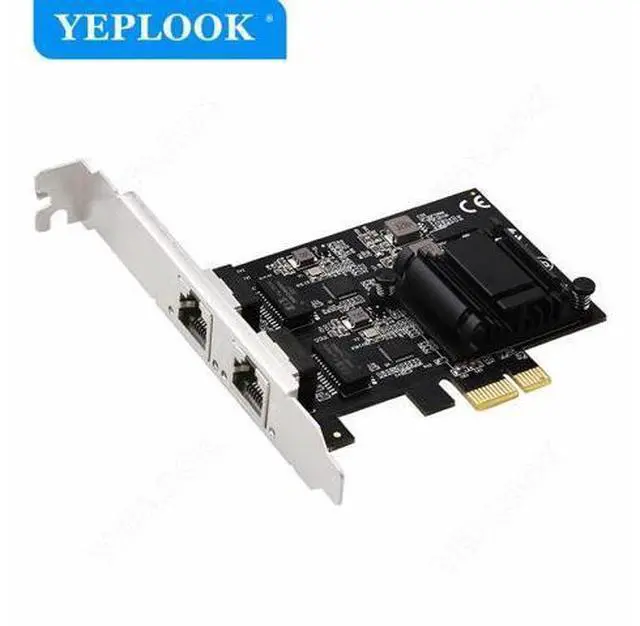 Main image of PCIe 1X 2.5G 2500Mbps Gigabit Ethernet Network Card 2 Port Electrical Interface For Computer Server Dual Chipset RT8125B+ASM1806