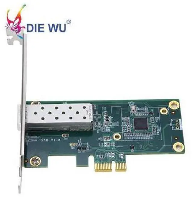 Alt view image 2 of 6 - PCIe SFP Network adapter Gigabit fiber network lan card 10/100/1000Mbps with INTEL I210 TXA026