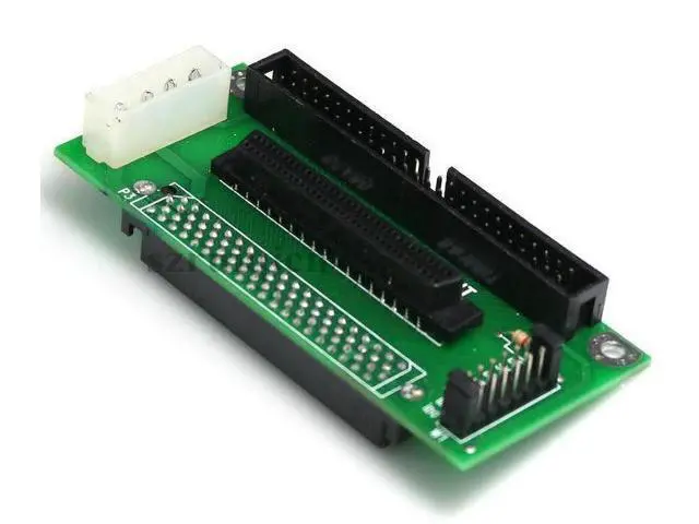 Alt view image 2 of 4 - SCSI SCA 80-Pin To SCSI 68-Pin/IDC 50-Pin Adapter SCSI 80-68-50 CARD