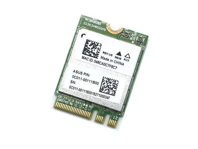 Alt view image 2 of 5 - Atheros QCNFA364A Wireless 802.11ac 867Mbps Bluetooth 4.1 WIFI NGFF/M.2 Card