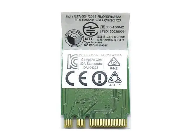 Alt view image 4 of 5 - Atheros QCNFA364A Wireless 802.11ac 867Mbps Bluetooth 4.1 WIFI NGFF/M.2 Card