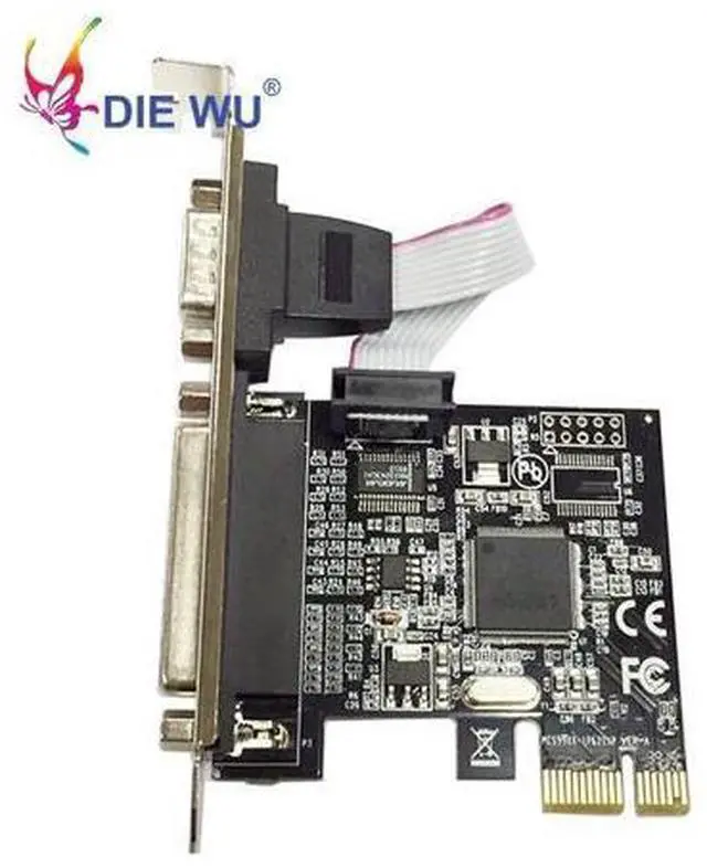 Main image of PCI Express single Serial single Parallel Port Expansion Card I/O card PCIe riser card TXB069