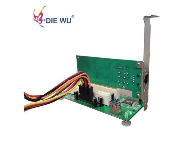 Alt view image 4 of 5 - PCI-Express to PCI Adapter Card PCIe to Dual Pci Slot Expansion Card USB 3.0 Add on Cards Converter TXB024