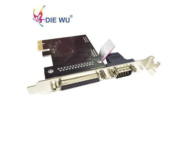 Alt view image 3 of 7 - PCI Express single Serial single Parallel Port Expansion Card I/O card PCIe riser card TXB069
