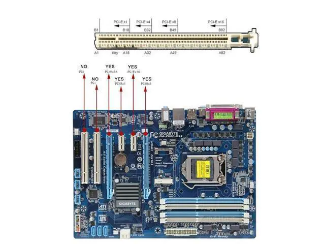 Alt view image 5 of 6 - Parallel Card Printer DB25 Parallel Ports and LPT connectors for PCI-E card with PCI Express connector adapter converter