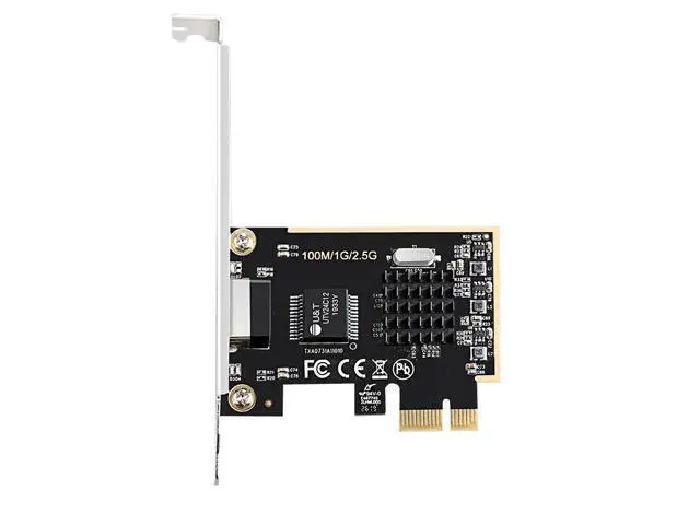 Alt view image 2 of 7 - NEW PCIe 2.5G Network Lan Card 100/1000M/2.5G RJ45 Network adapter