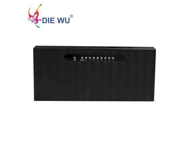 Alt view image 5 of 6 - Network Switch 8 Ports 10/100Mbps Fast Ethernet Switch RJ45 Lan Hub with Vlan support SOHO switch Plug and Play